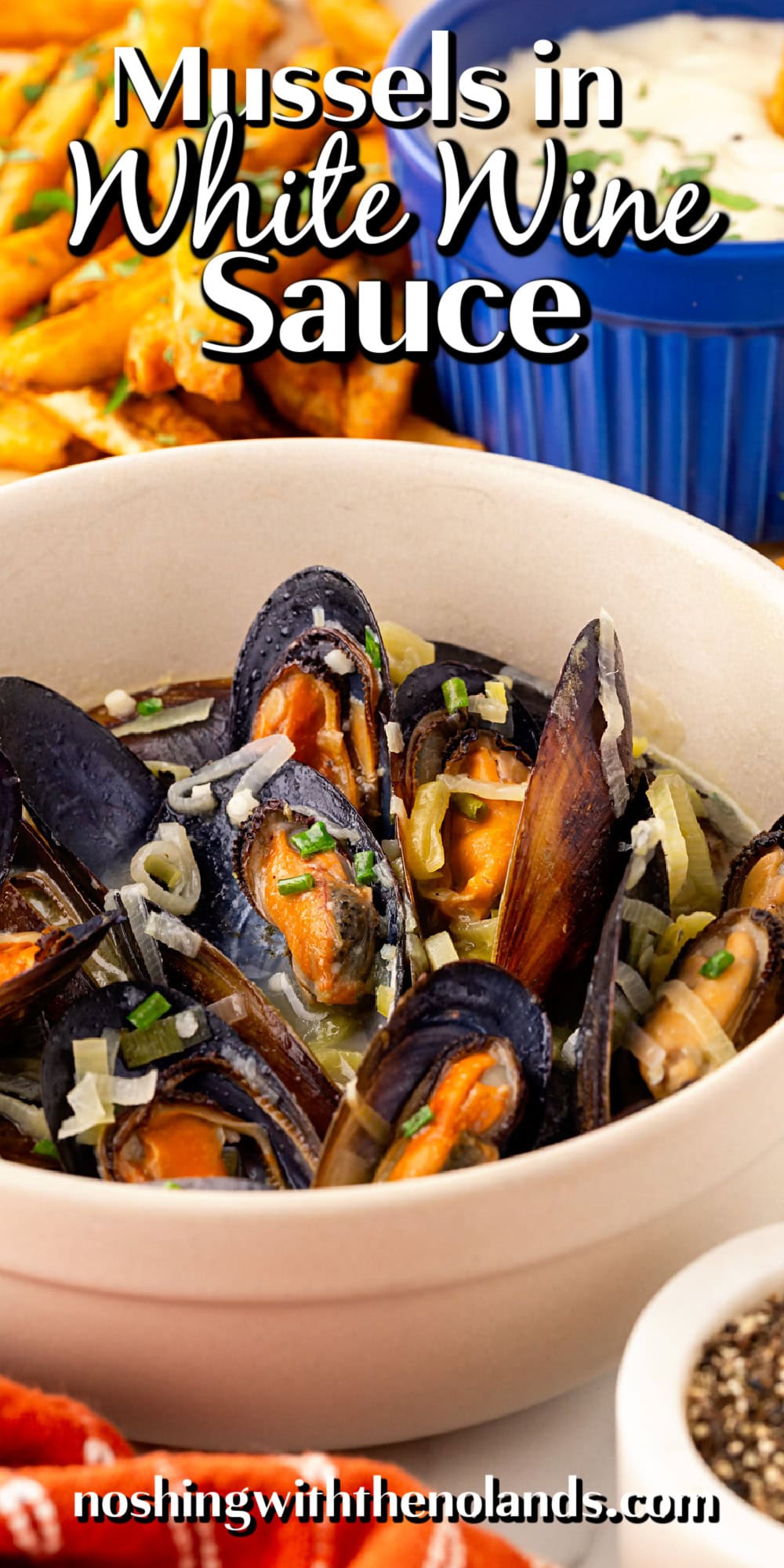 Mussels in White Wine Sauce pin.