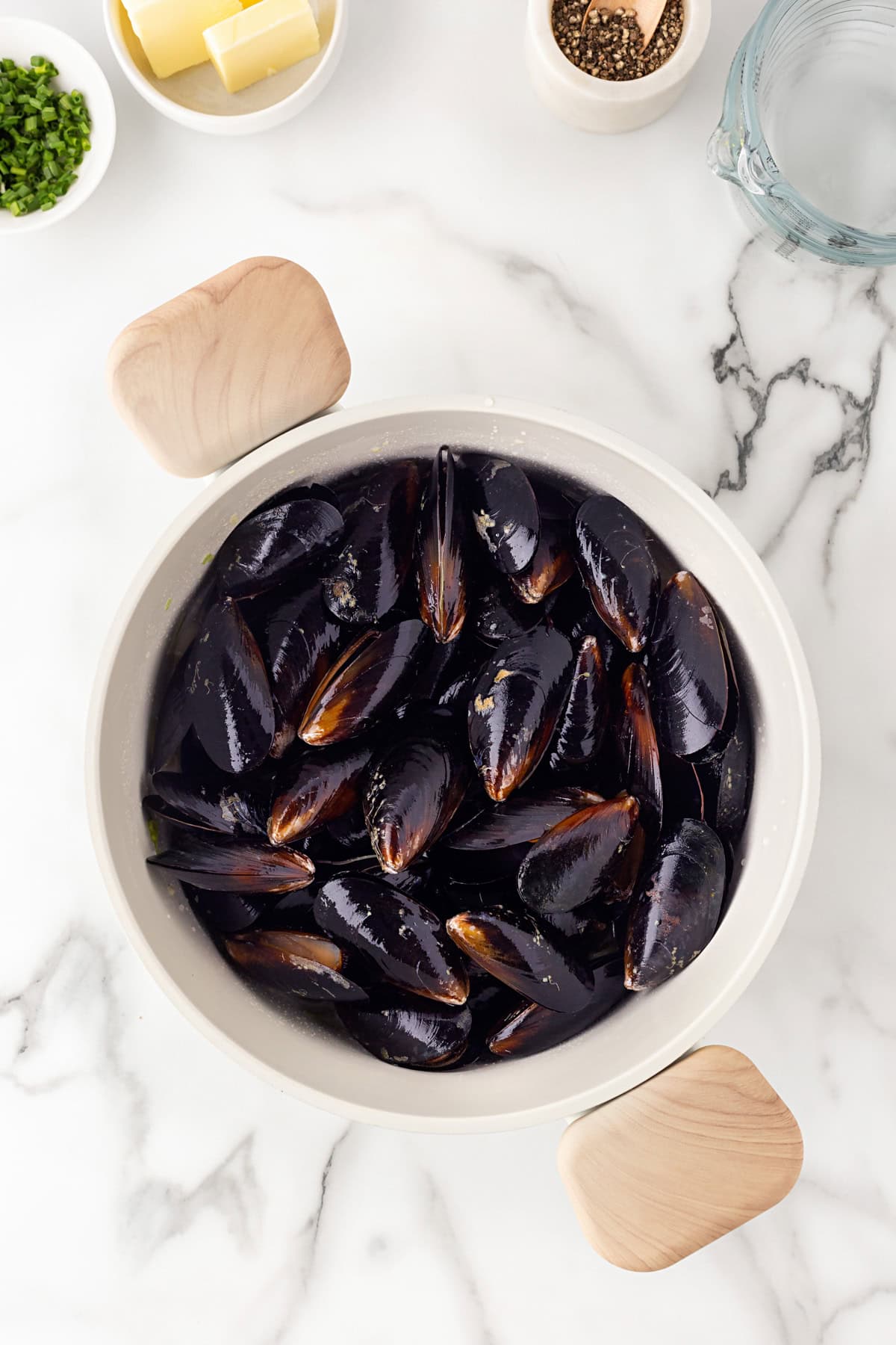 Mussels added. 