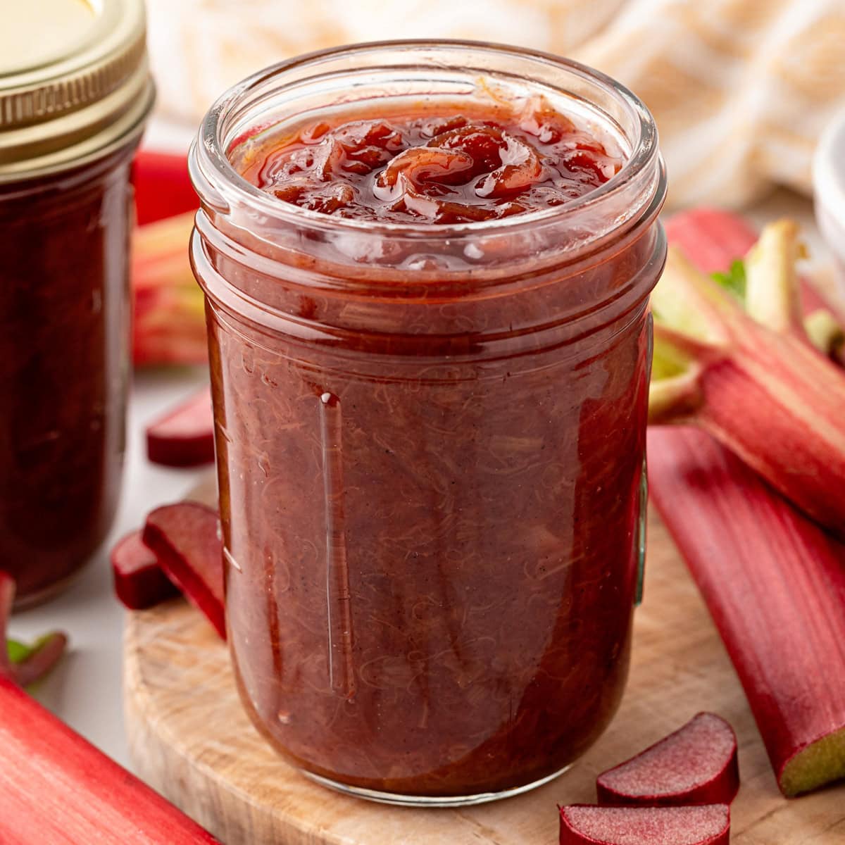 Chutney in a jar.