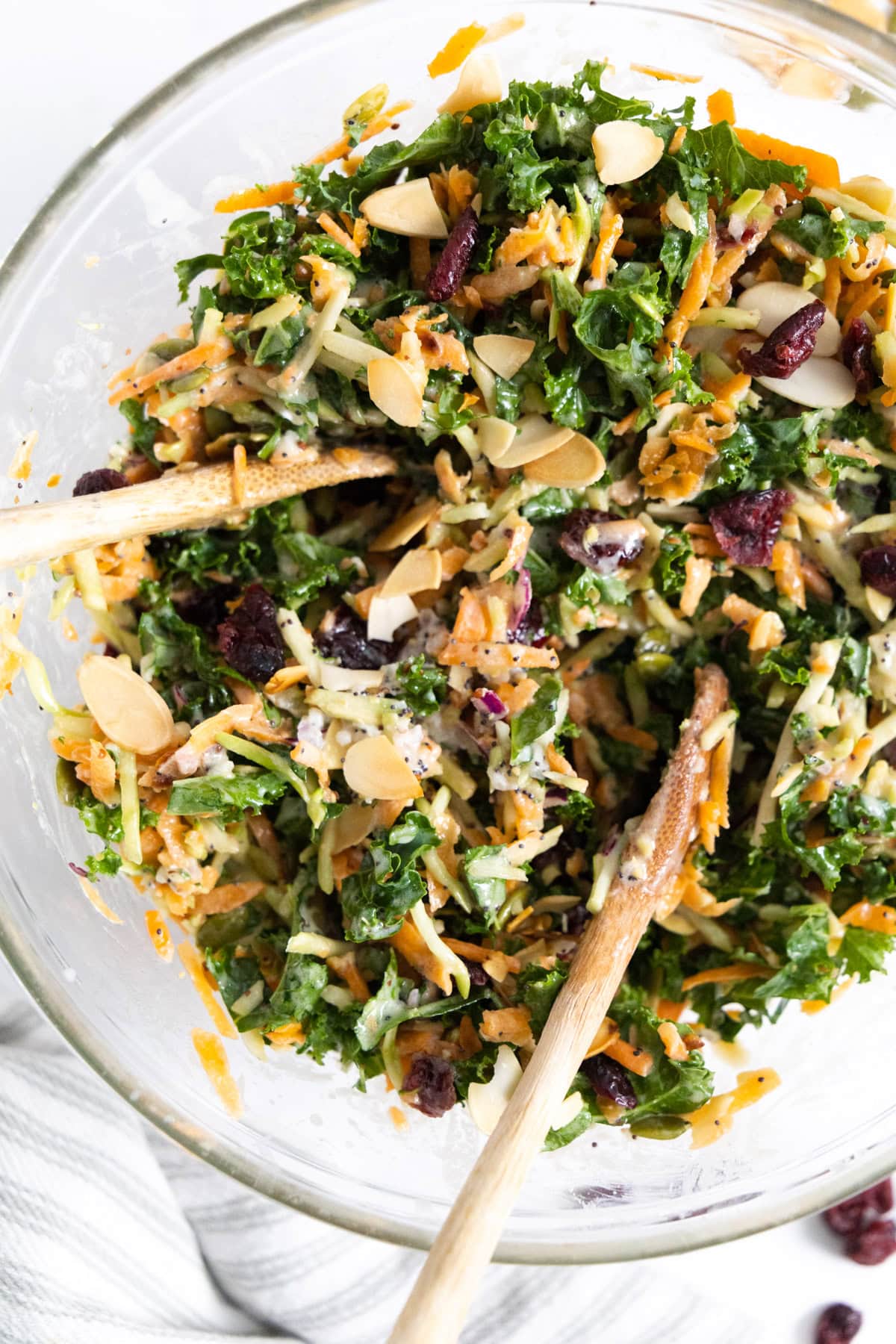 Sweet Kale Salad. 