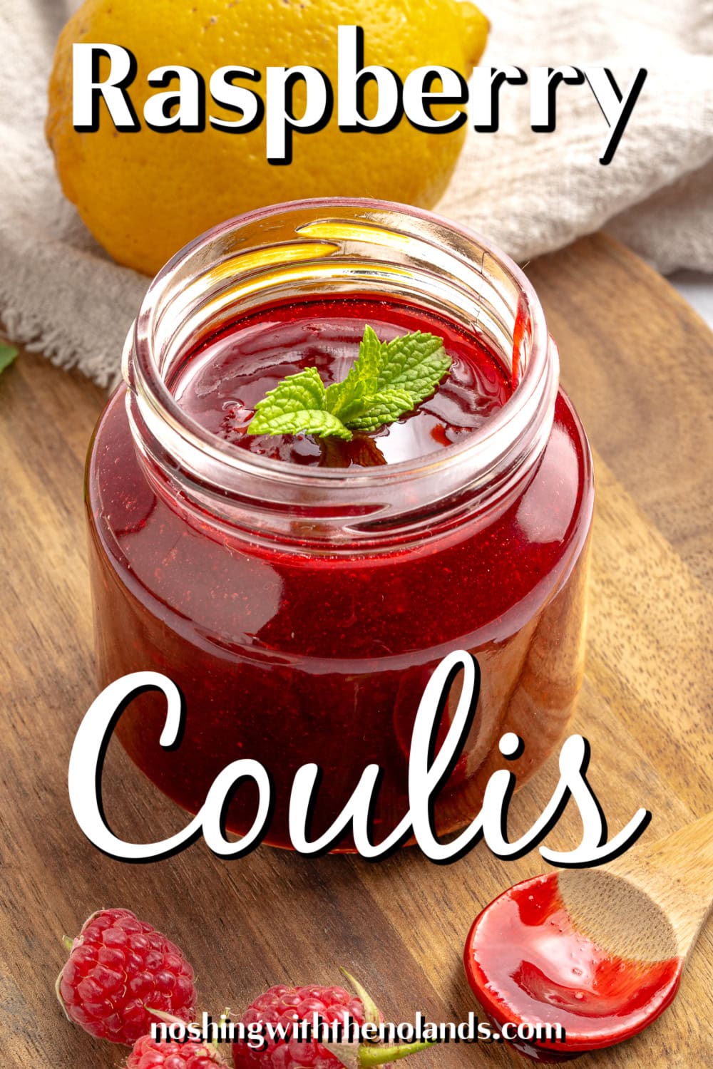Raspberry Coulis pin.