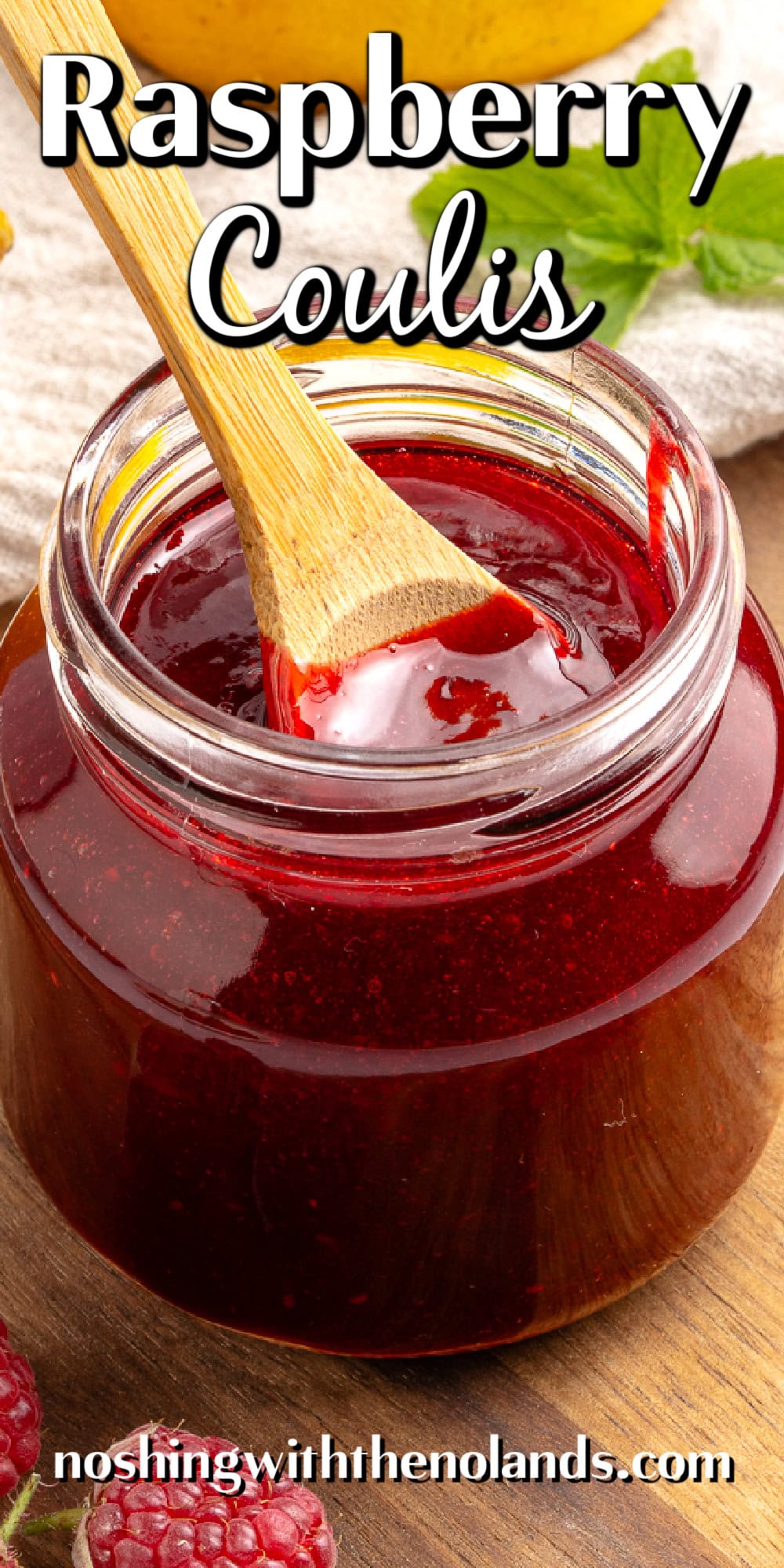 Raspberry Coulis pin.