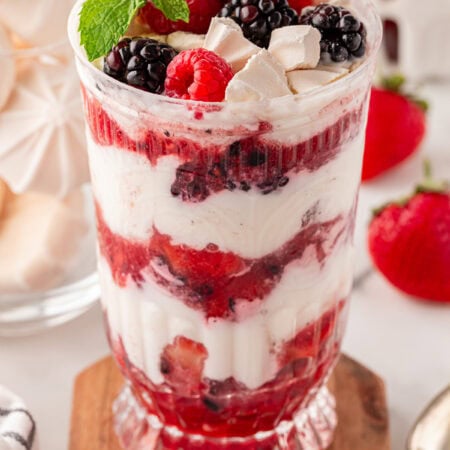 Glass of Eton Mess.