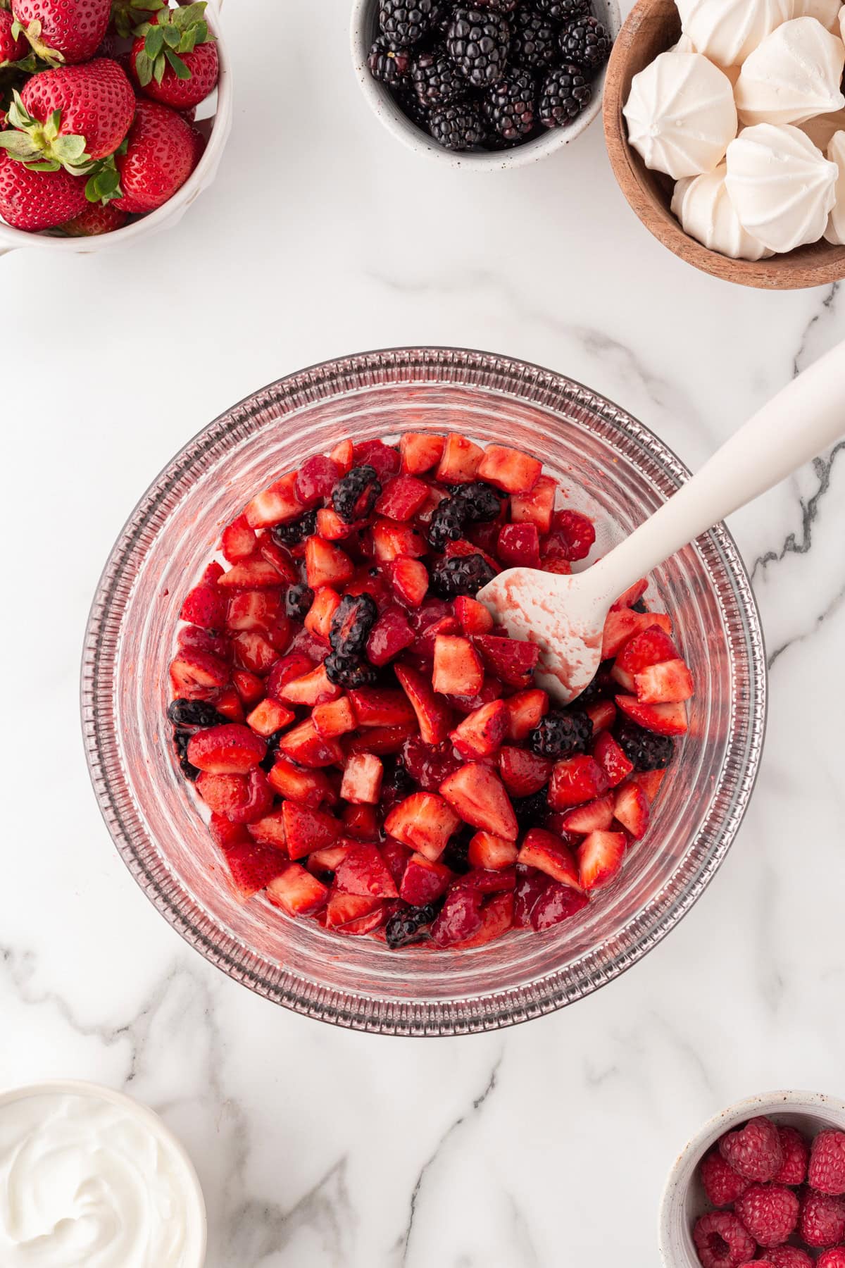 Berries mixed. 