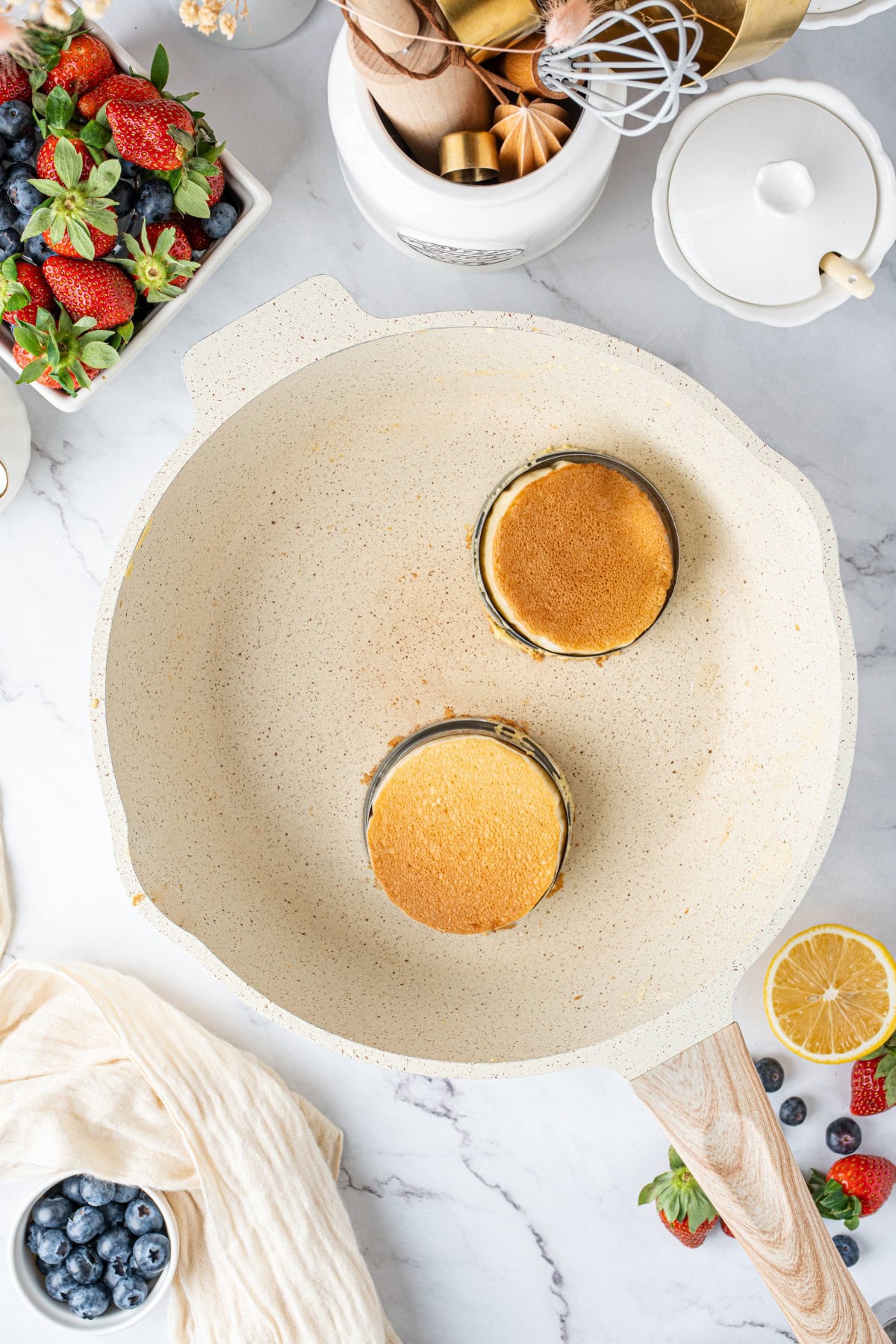 Finished pancakes.