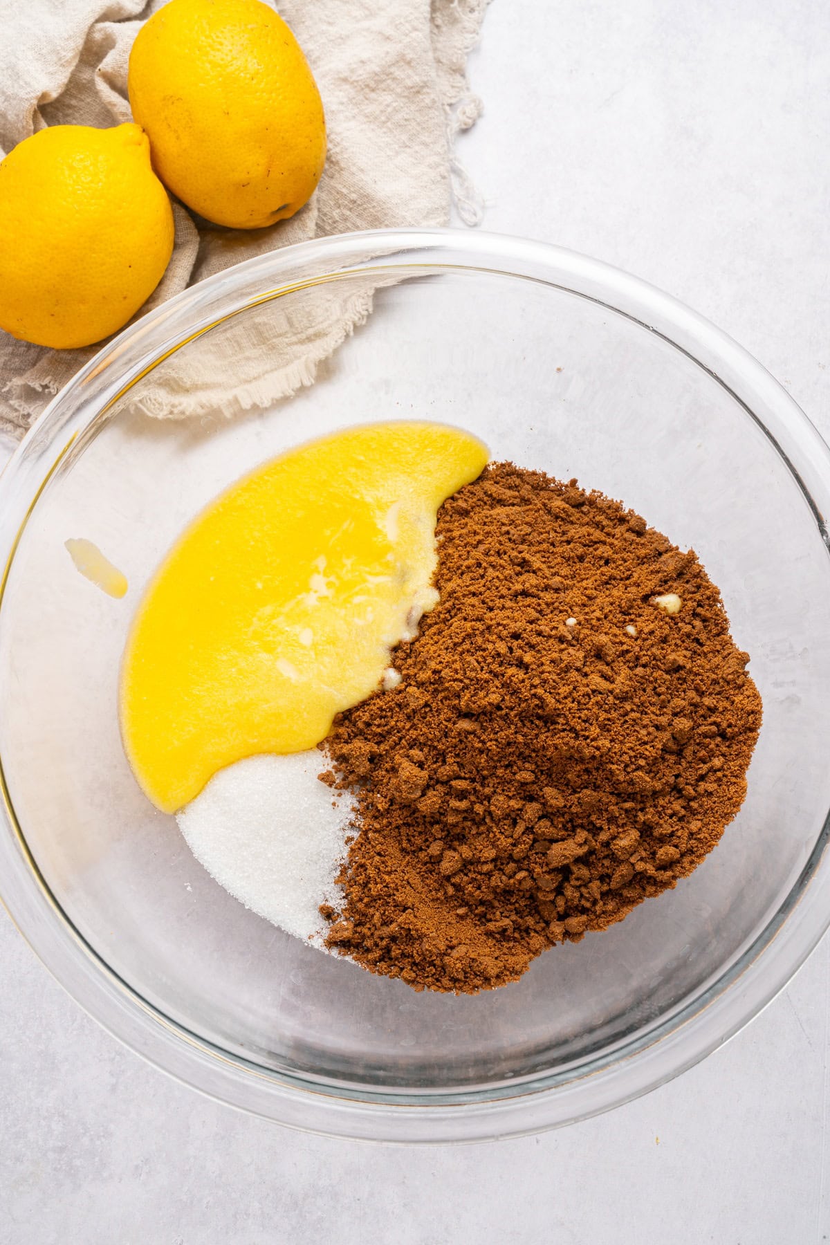 Crust's ingredients in a bowl.