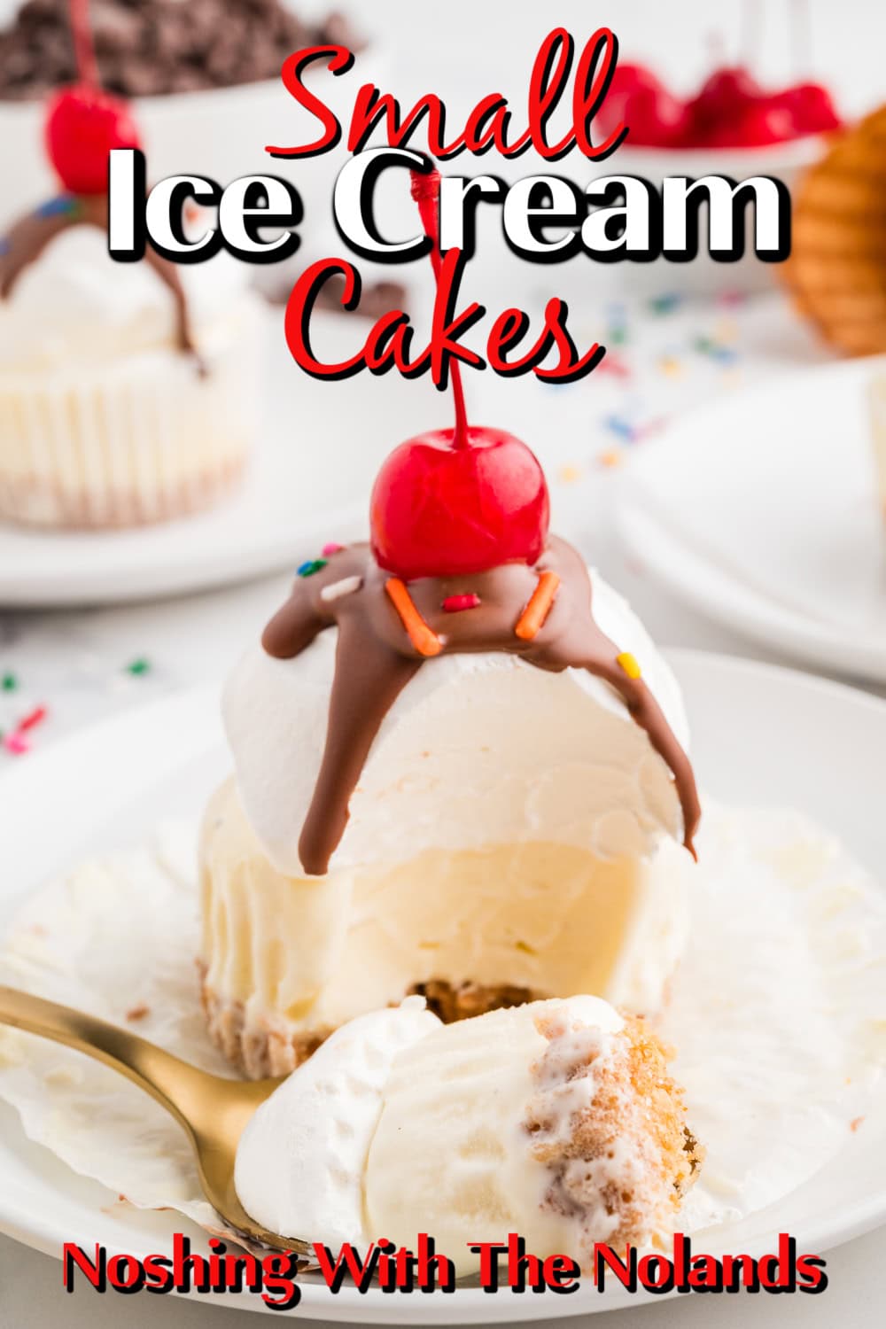 Small Ice Cream Cakes pin. 
