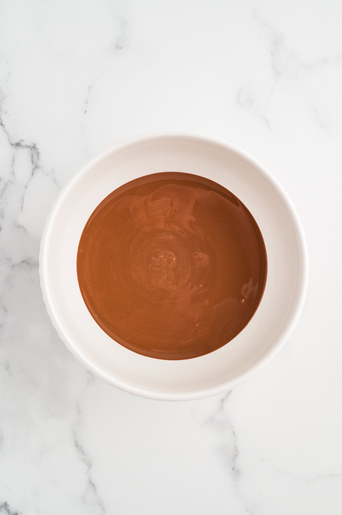 Chocolate coating ready. 