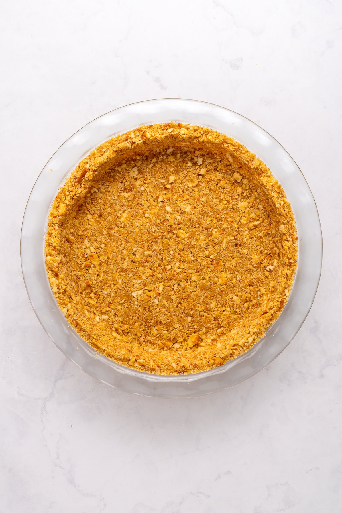 Pie crust ready.