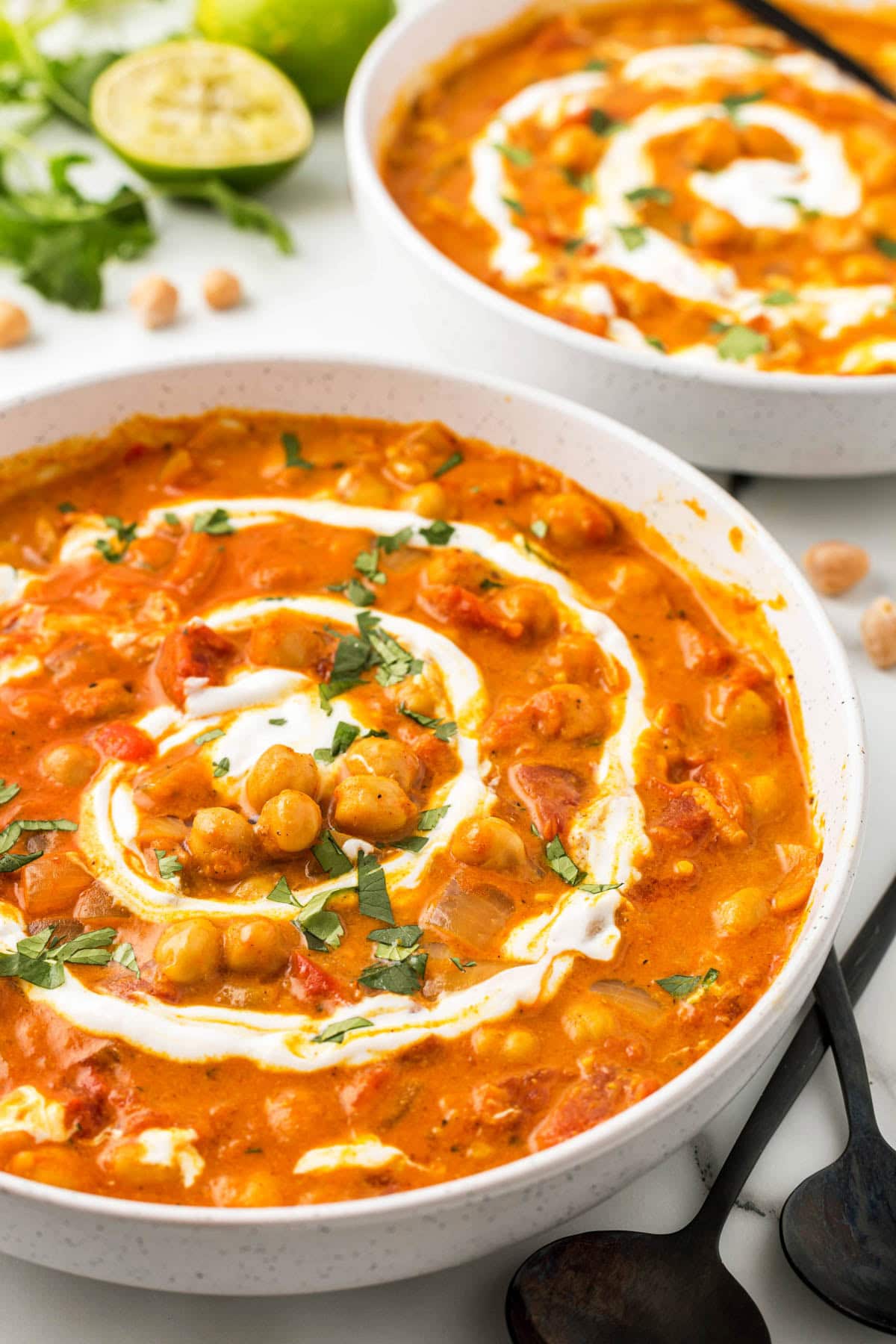 Coconut Chickpea Curry. 