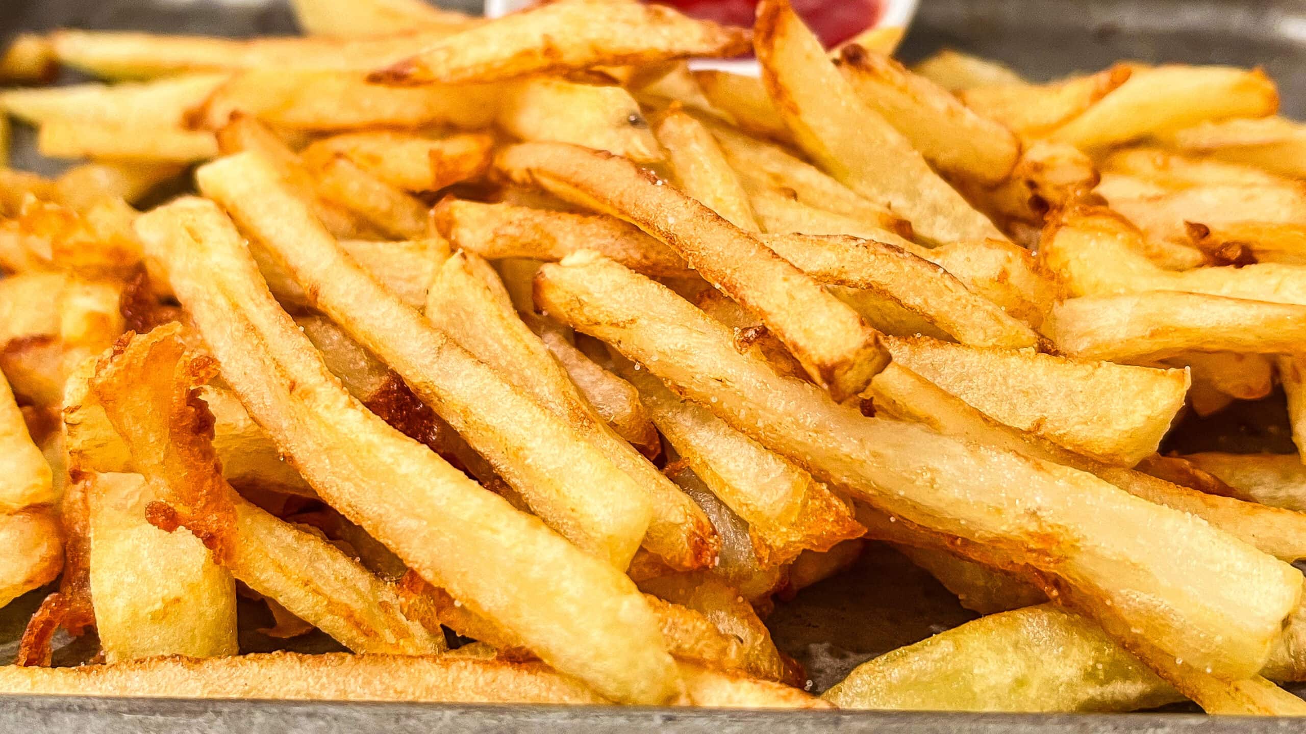 Homemade fries horizontal.