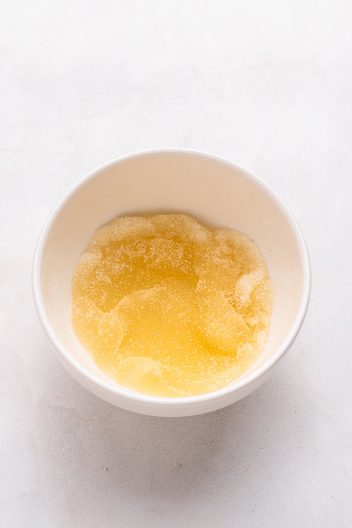 Blooming gelatin powder.
