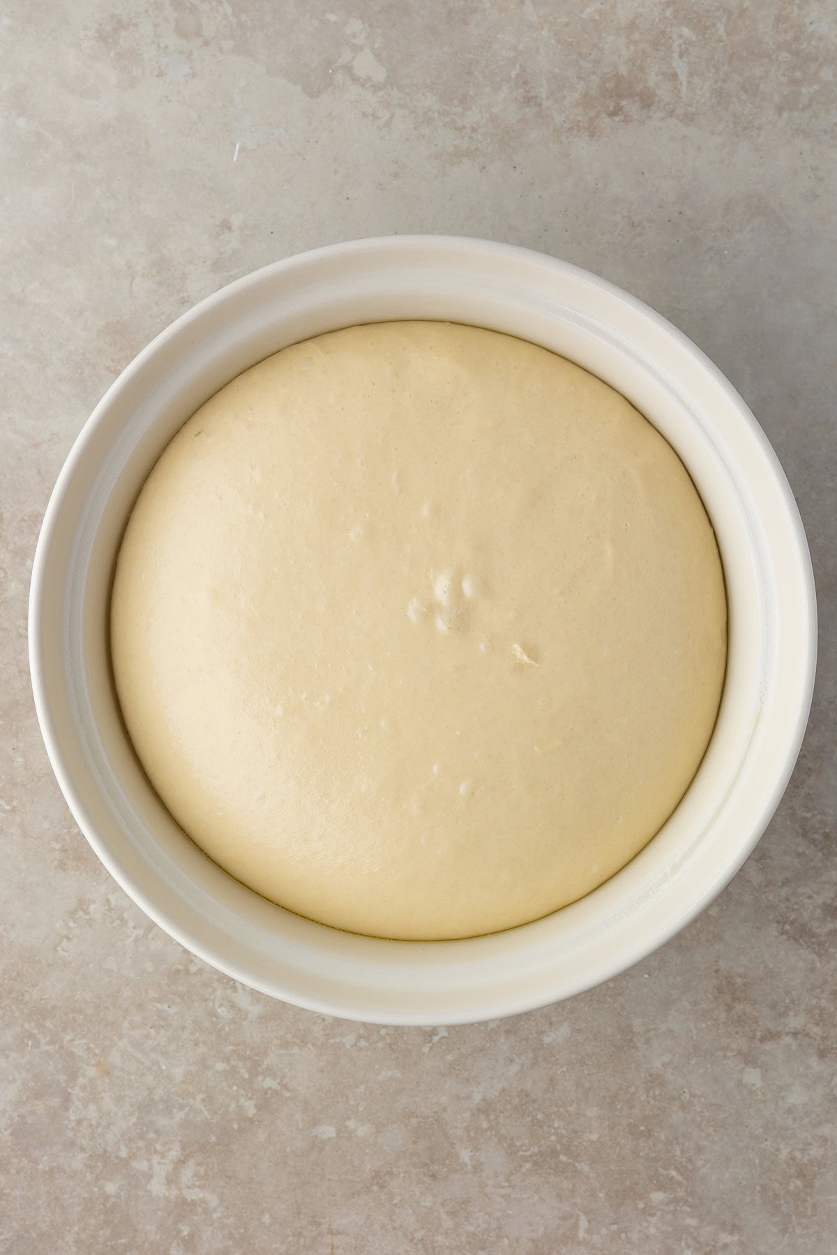 Dough has risen. 