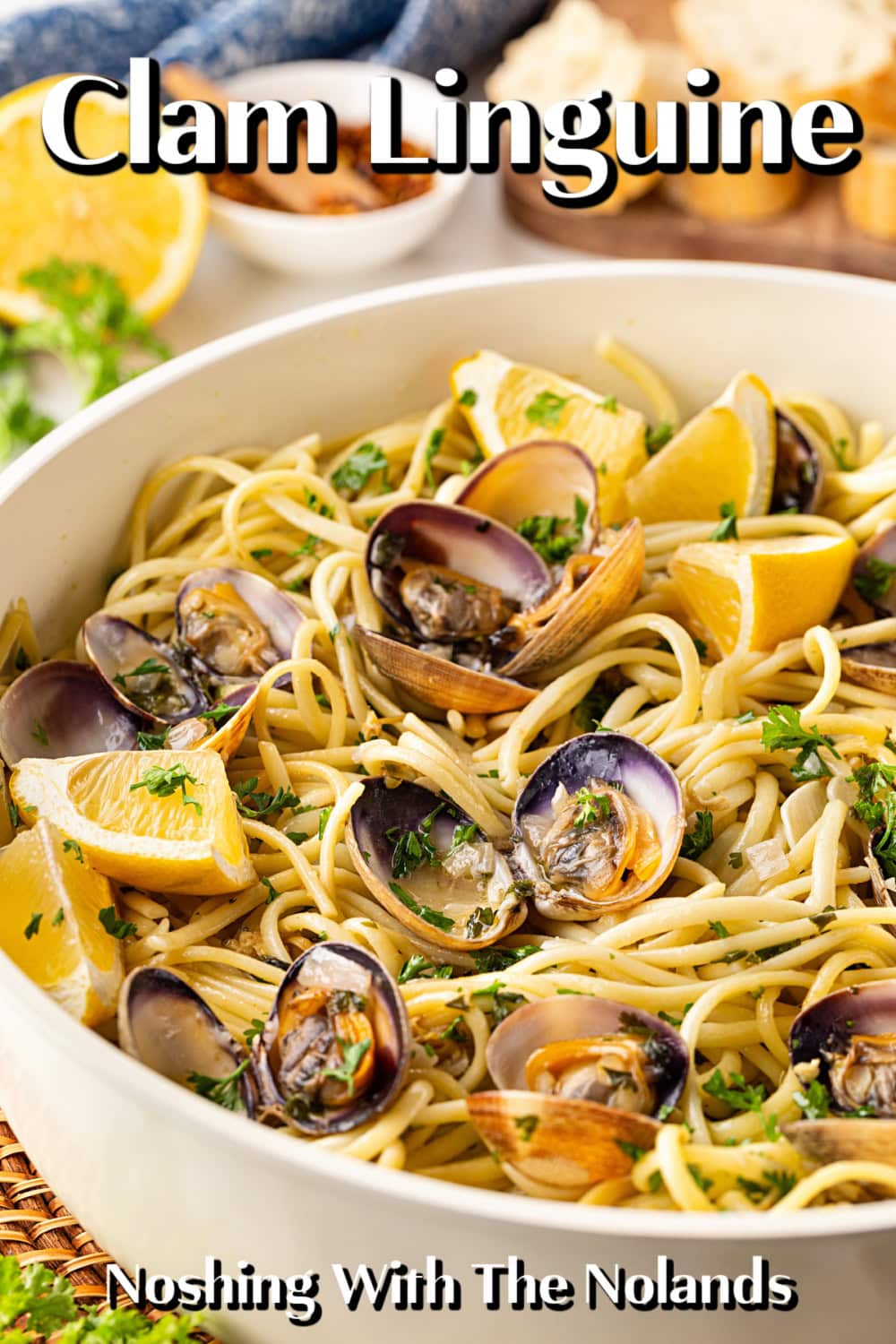 Clam Linguine Pasta pin. 
