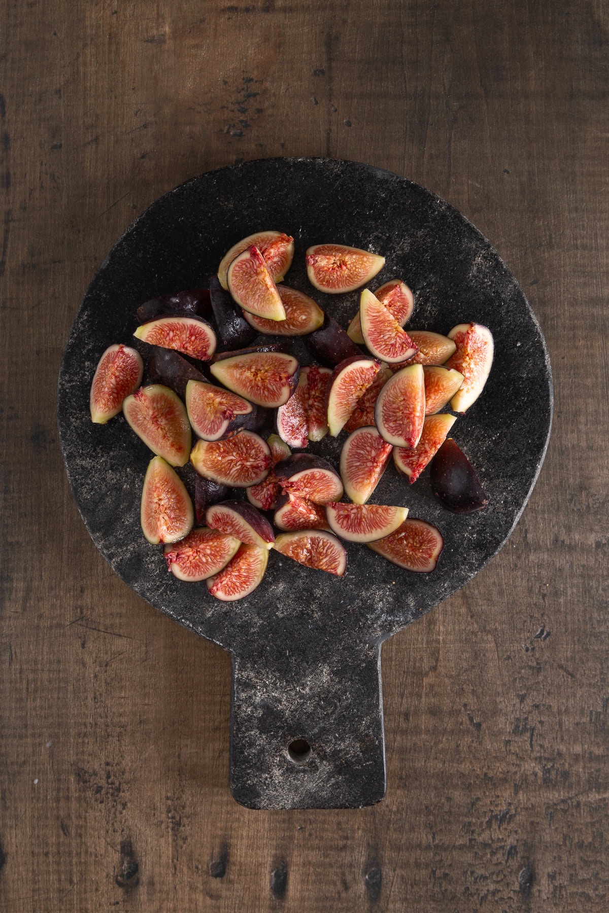 Figs cut up. 