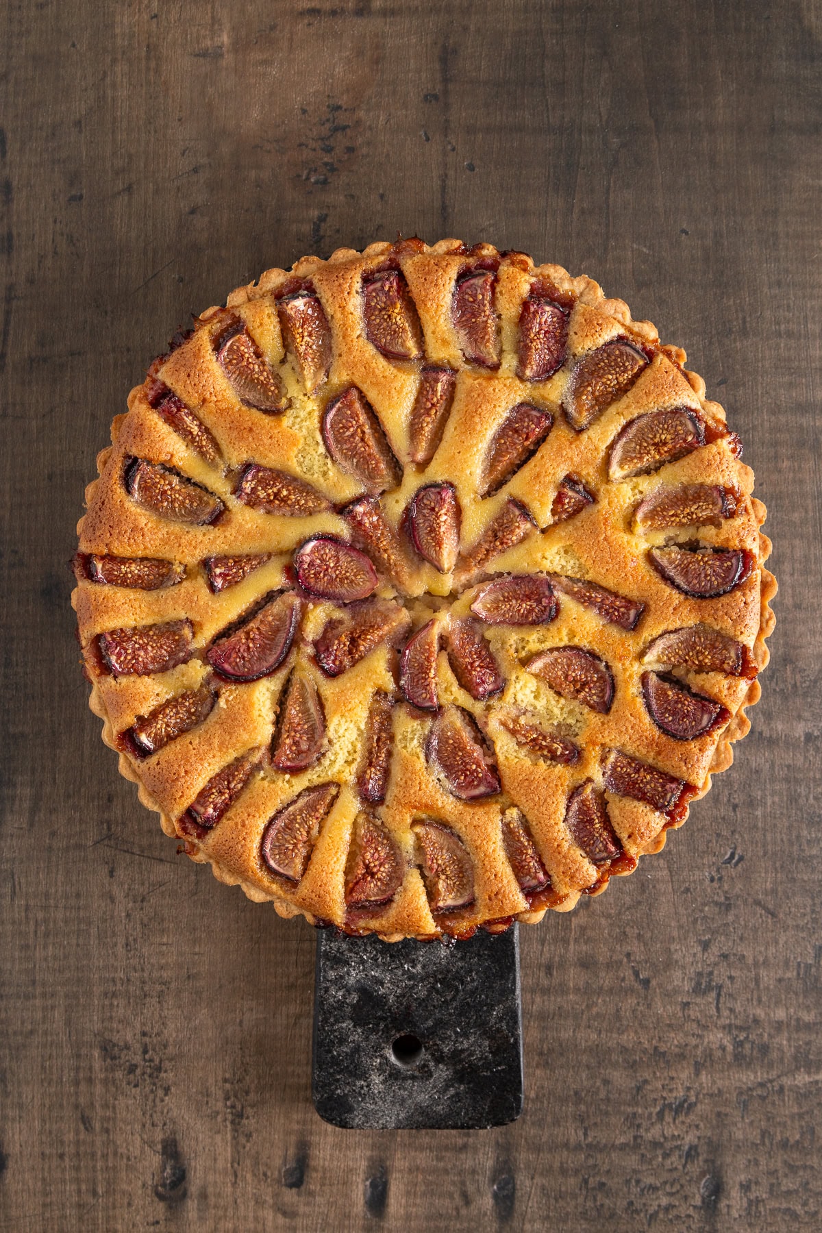 Removed from tart pan. 