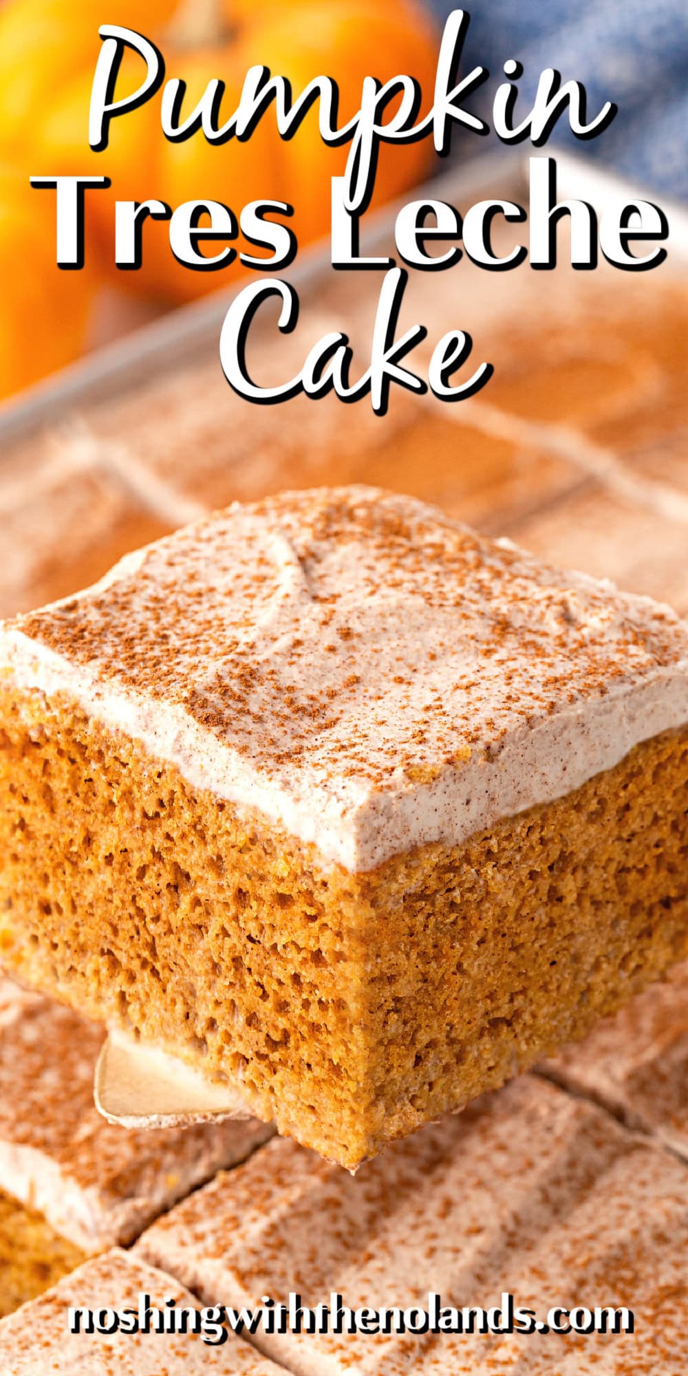 Pumpkin Tres Leche Cake pin.
