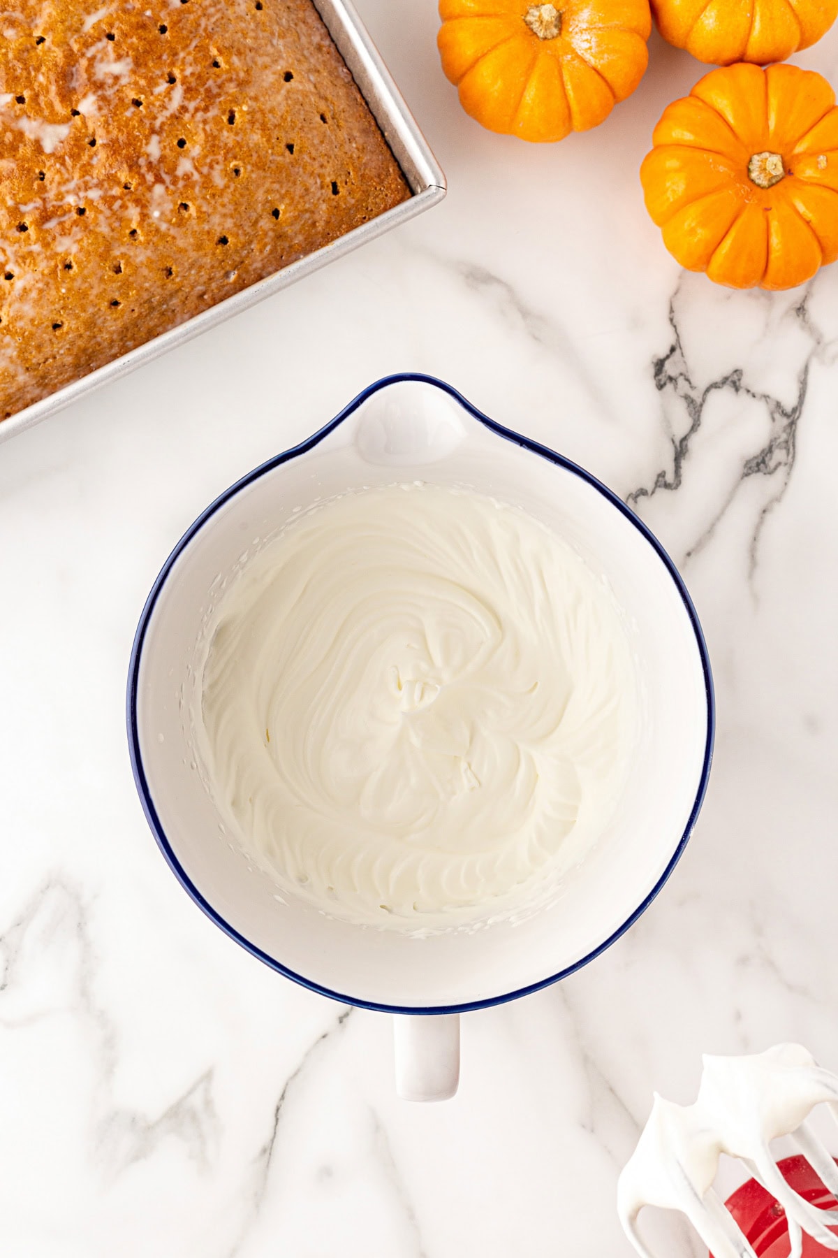 Whipped cream.