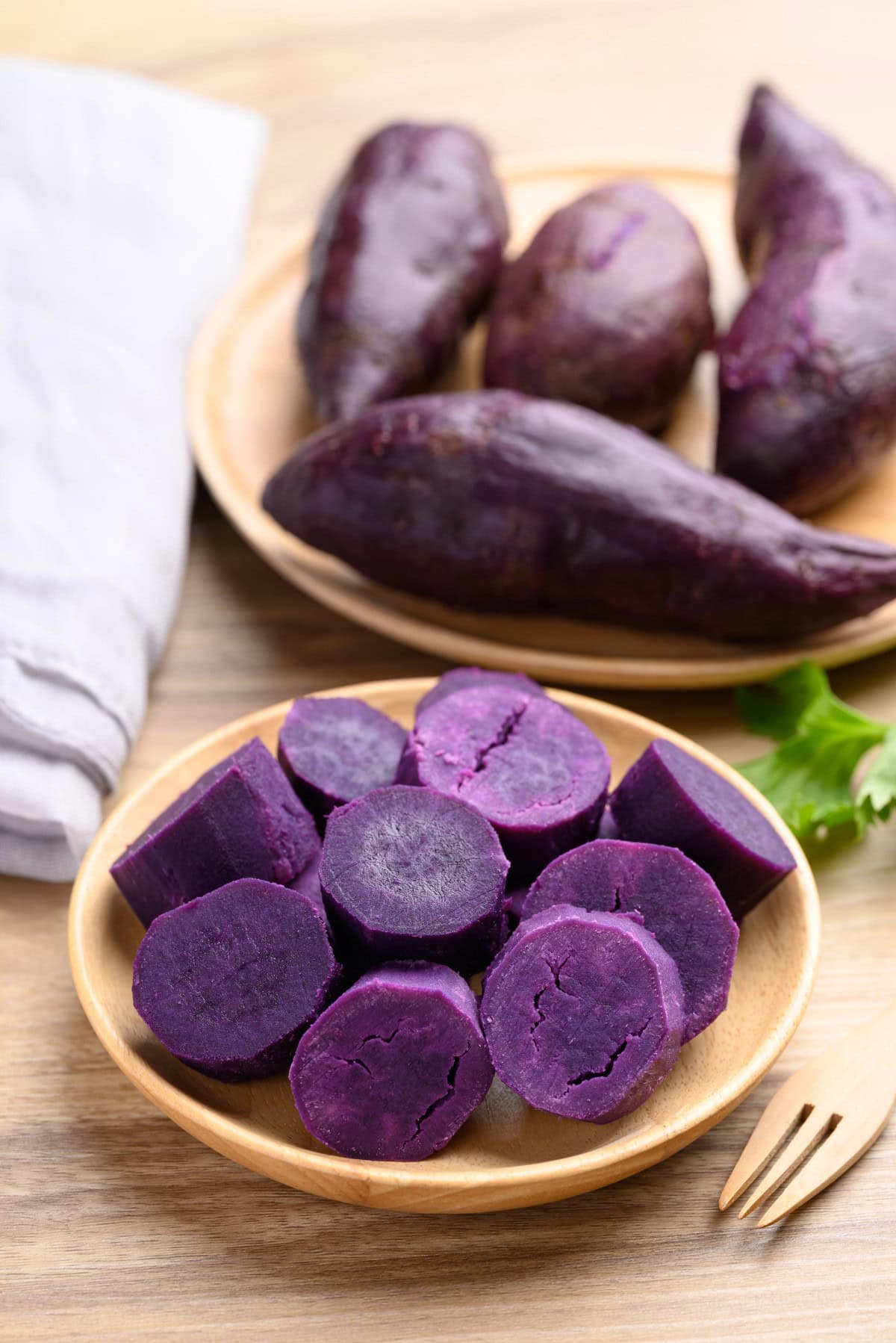 Purple sweet potato.