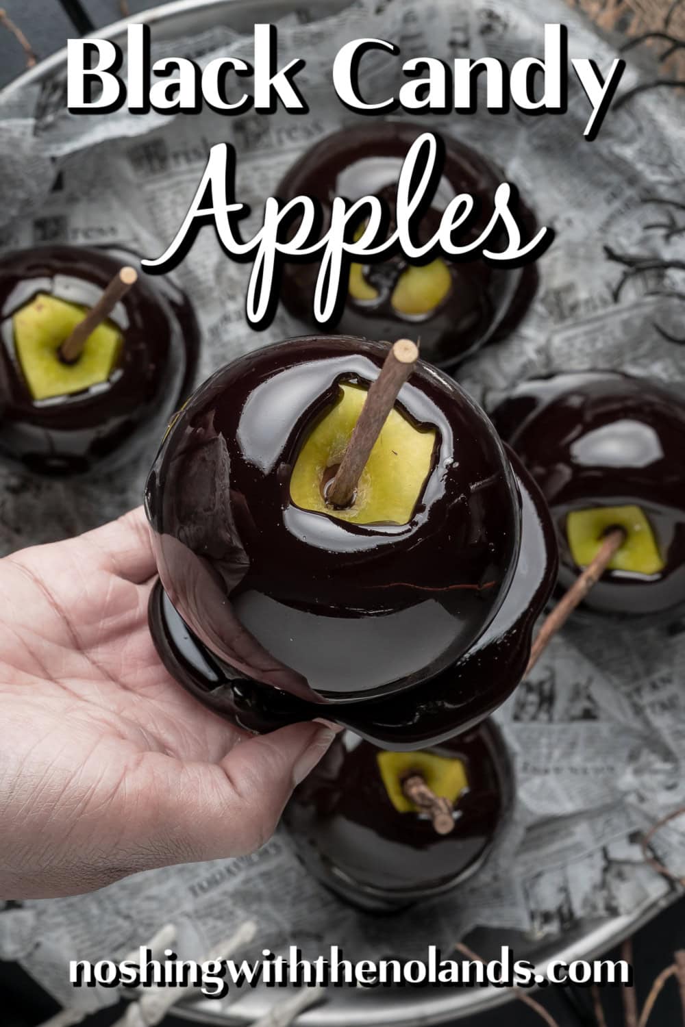 Black Candy Apples pin. 