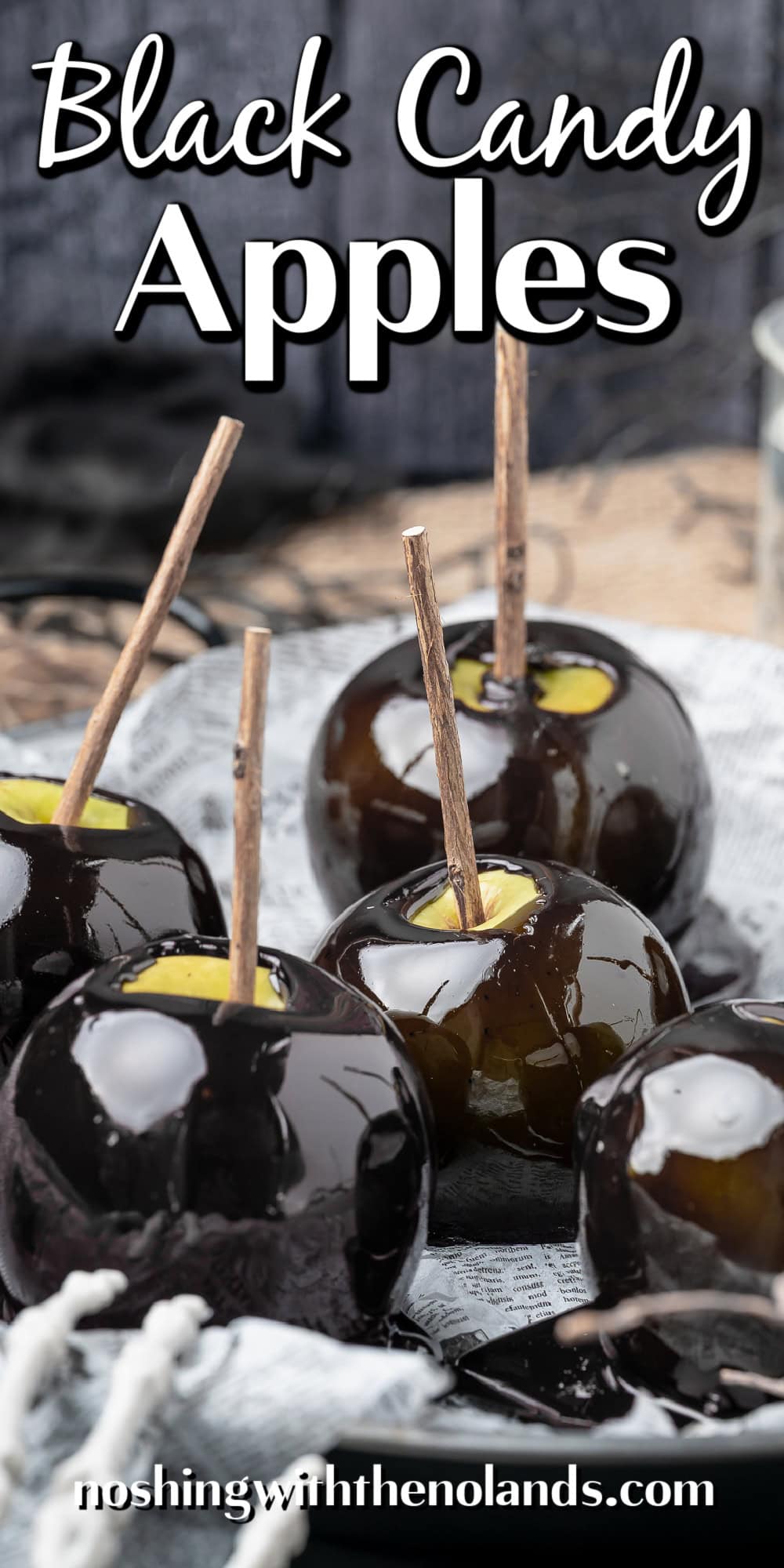 Black Candy Apples pin. 