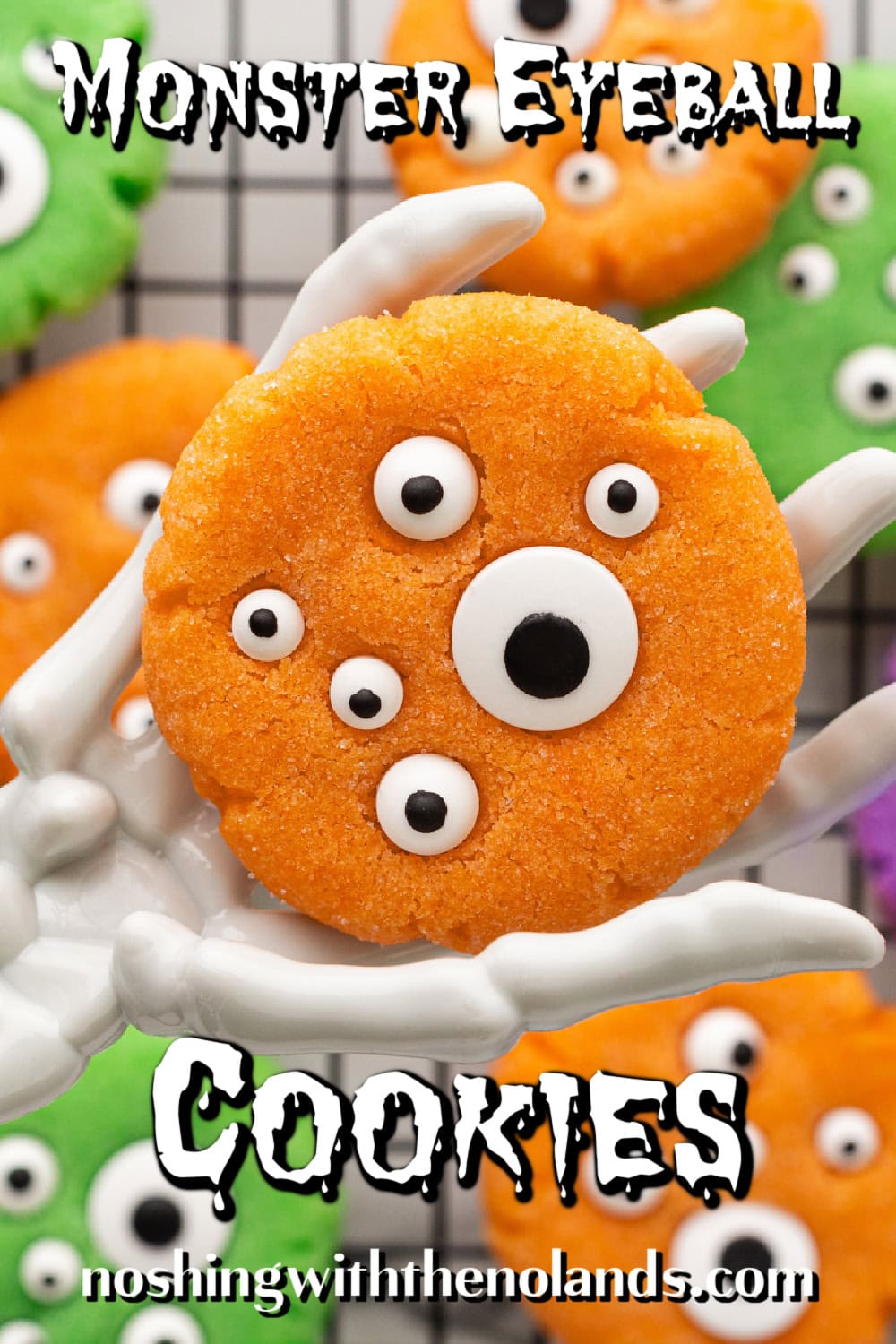 Monster Eyeball Cookies pin. 