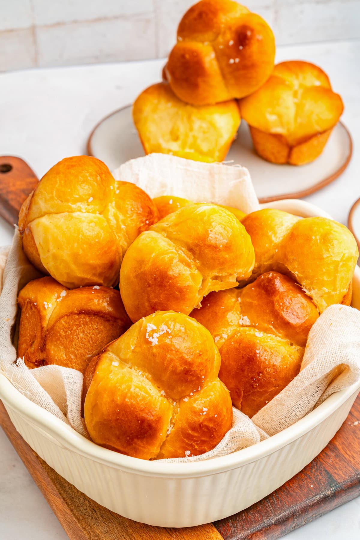 Rolls in a basket. 
