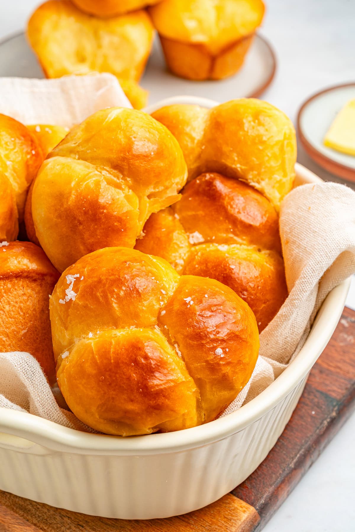 Cloverleaf Rolls served.