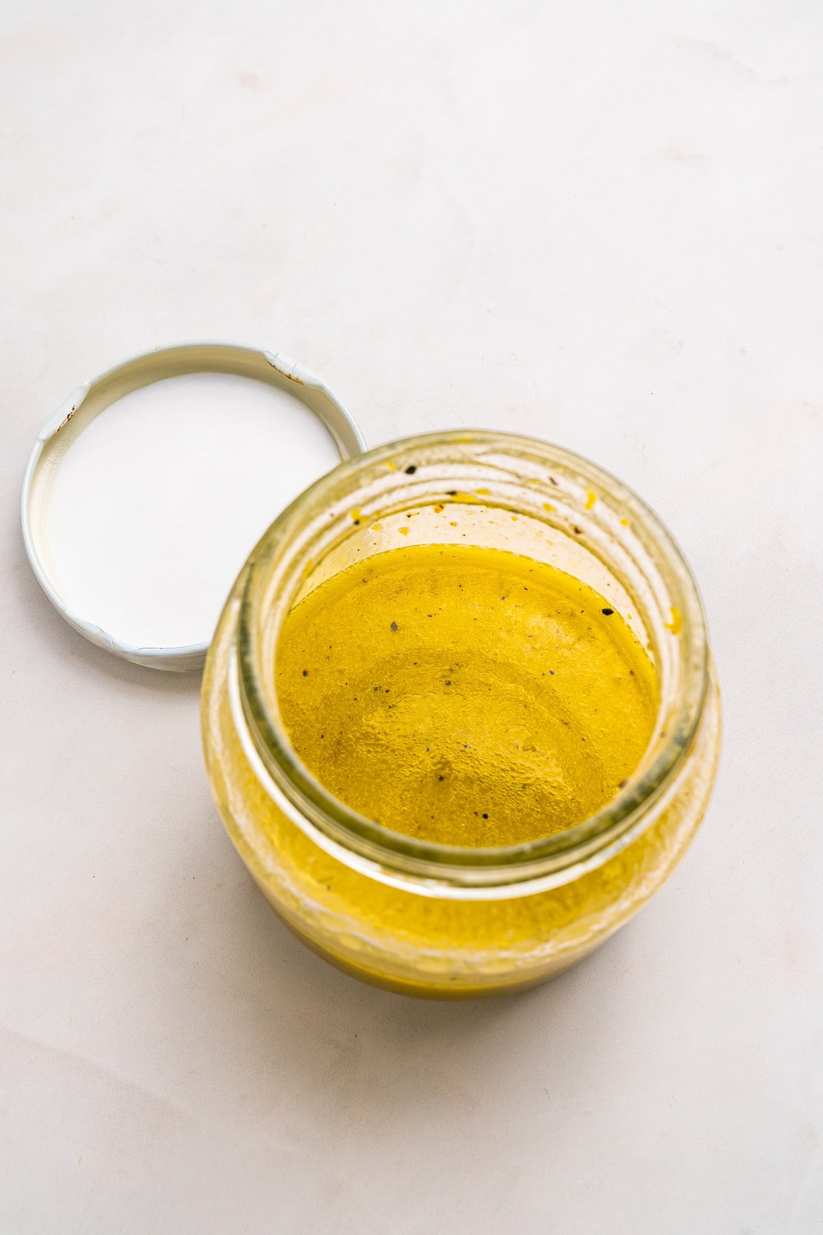 Mixed lemon vinaigrette.